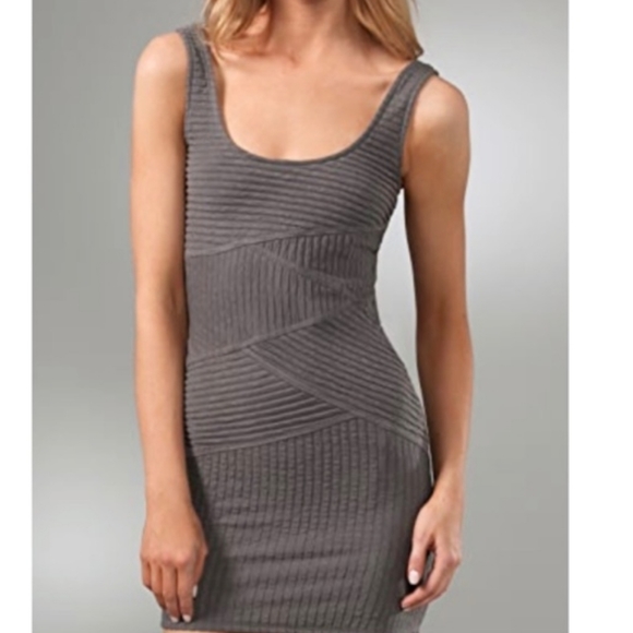 Free People feeling fancy body con mini ribbed dress - Picture 2 of 11